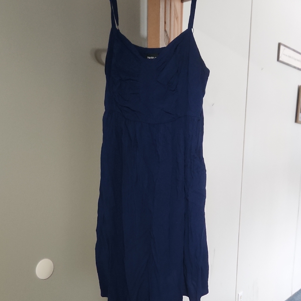 Torrid Navy Mini Dress